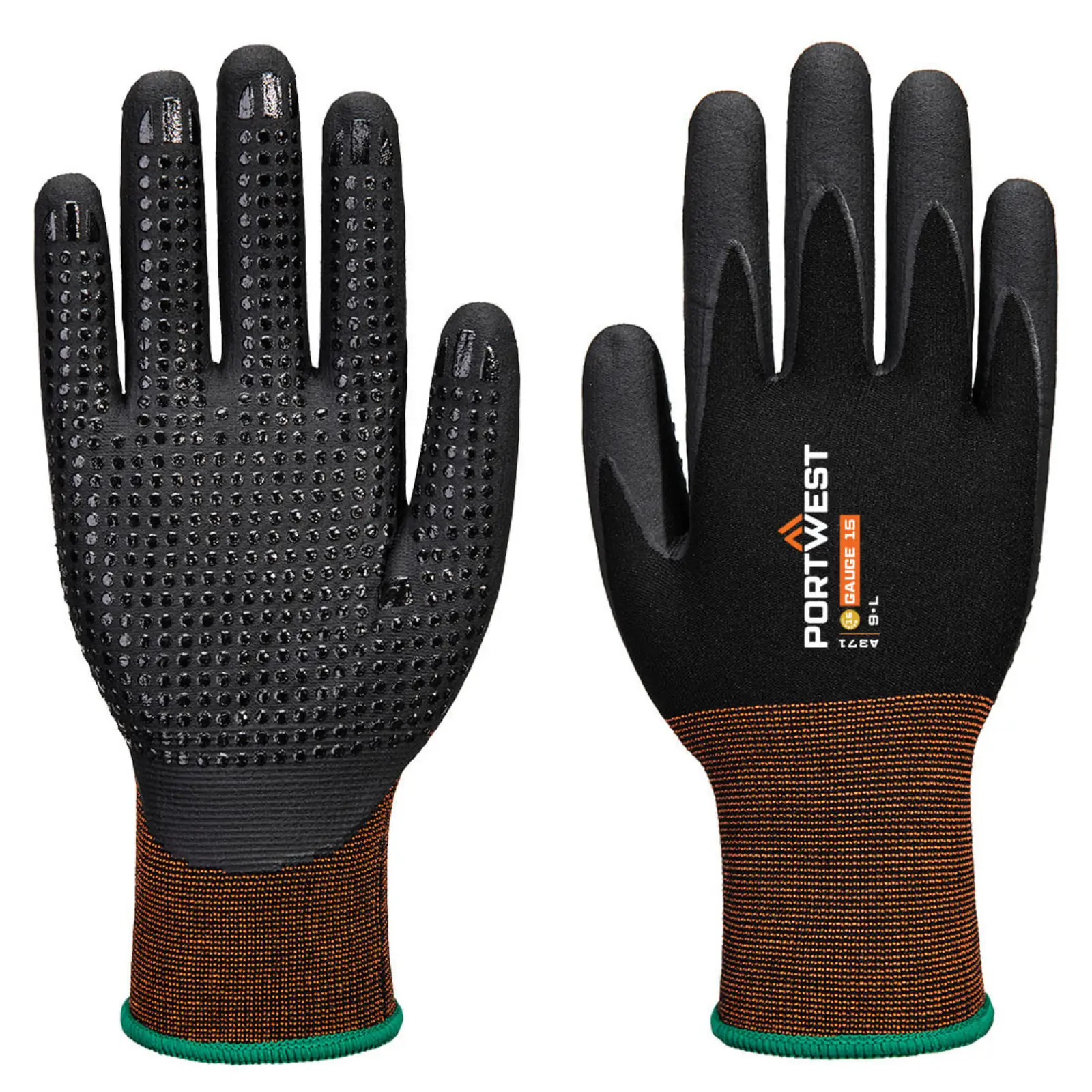 A371 GP Grip 15 Nitrile Micro Foam Dotted Glove